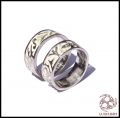 L & P - Alliances en argent - Silver wedding rings