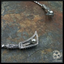 Torque celtique en argent - Silver celtic torc
